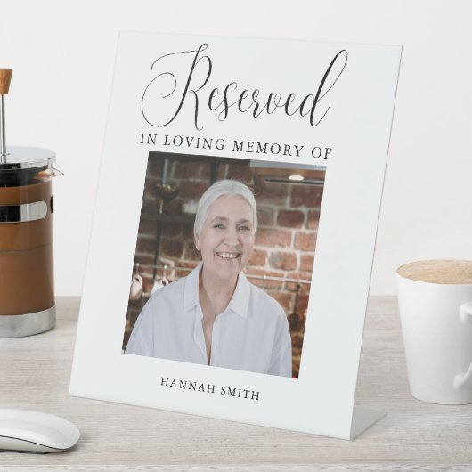 Signe De Table Symbole commémoratif de la photo de réserve modern (In SItu)