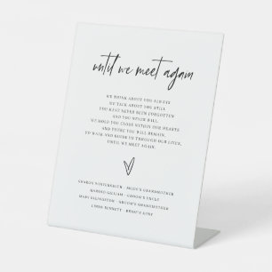 Signe De Table Symbole commémoratif minimal du Mariage Souvenir d