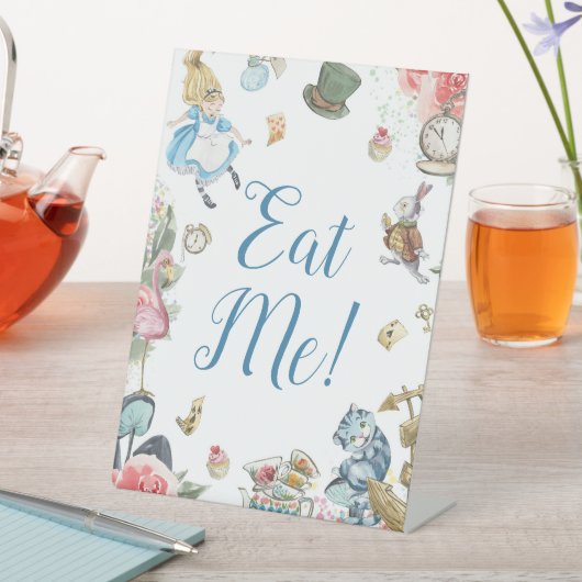 Signe De Table Symbole d'anniversaire à thème Alice in Onederland (In SItu)