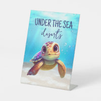 Symbole d'anniversaire de la Tortue Aquarelle sous