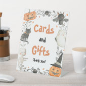 Signe De Table Symbole de Baby shower et cadeaux d'Halloween (In SItu)