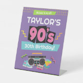 Signe De Table Symbole de bienvenue de fête d'anniversaire des an (Recto)