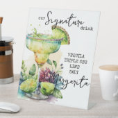 Signe De Table Symbole de boisson moderne Elegant (In SItu)