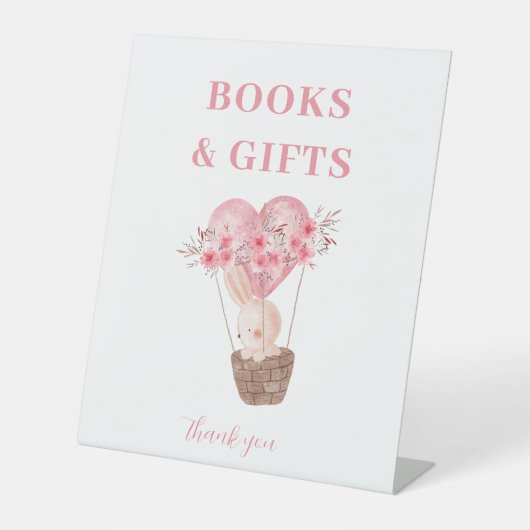 Signe De Table Symbole de Bunny Hearts Little Valentine Livres &  (Recto)