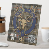 Signe De Table Symbole de cale Clan Mackenzie (In SItu)