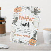 Signe De Table SYMBOLE DE CHASSE Baby shower Halloween Cute (In SItu)