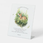 Signe De Table Symbole de chevalier de l'aquarelle adorable (Recto)