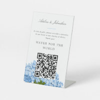 Symbole de don de bienfaisance Blue Hydrangea