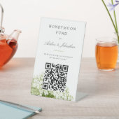 Signe De Table Symbole de don du Fonds de lune de miel Hydrangea  (In SItu)