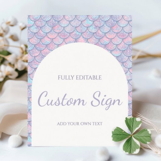 Signe De Table Symbole de fête d'anniversaire de la mer