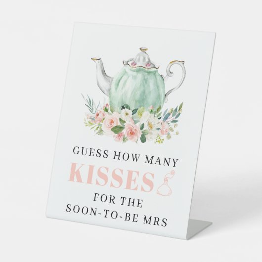 Signe De Table Symbole de Fête des mariées Tea Party Favoriser (Recto)