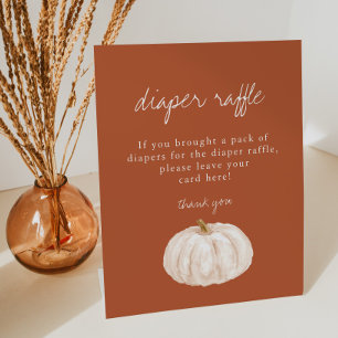 Signe De Table Symbole de jauge de Baby shower Citrouille Boho