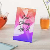 Signe De Table Symbole de la bonne dame du matin (In SItu)