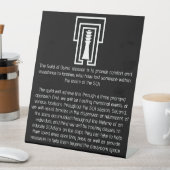 Signe De Table Symbole de la Guilde d'Osiris (In SItu)