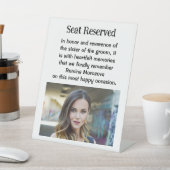 Signe De Table Symbole De La Soeur Du Mariage Groom (In SItu)