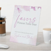 Signe De Table Symbole de mariage rose Boho Faveurs (In SItu)