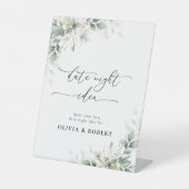 Signe De Table Symbole de nuit Eucalyptus Gold Date (Recto)