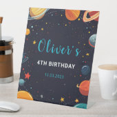 Signe De Table Symbole de piédestal d'anniversaire des garçons de (In SItu)