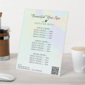 Signe De Table SYMBOLE DE POINTE Abstrait DE L'Hologramme Pastel (In SItu)