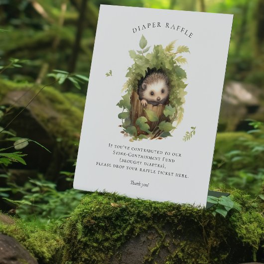 Signe De Table SYMBOLE DE RÂLE DE HASARD Aquarellé