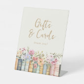 Signe De Table Symbole des cadeaux de thème de livre (Recto)