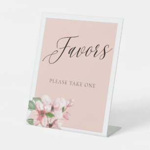 Signe De Table Symbole des Faveurs de la calligraphie florale ros