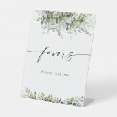 Signe De Table Symbole des Faveurs des plantes vertes (Recto)