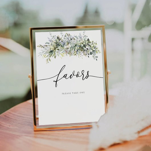Signe De Table SYMBOLE DES Faveurs Florales Eucalyptus