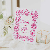 Signe De Table Symbole des Faveurs Flore Rose