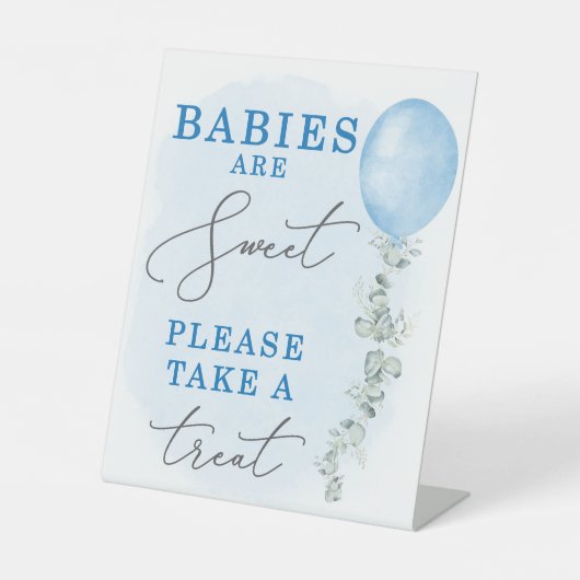 Signe De Table Symbole du Baby shower Favoriser la table Traite (Recto)