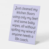 Signe De Table Symbole du bureau de pédiatrie de maman (Recto)