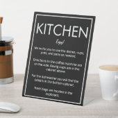 Signe De Table Symbole du comptoir de cuisine noire de base moder (In SItu)