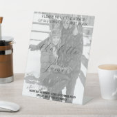 Signe De Table Symbole du livre d'invité Just Married Photo (In SItu)