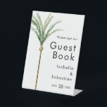 Signe De Table Symbole du livre d'or du mariage de destination Pa<br><div class="desc">Cette enseigne de mariage de destination de palmiers présente des palmiers tropicaux aquarelles sur un arrière - plan blanc éclatant qui évoque l'ambiance rêvée d'un mariage de destination. Cette enseigne raye le charme des rivages sablonneux et des palmiers balançoires, parfait pour les couples à la recherche d'une célébration vraiment inoubliable....</div>