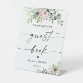 Signe De Table Symbole du livre d'or rose pâle (Recto)