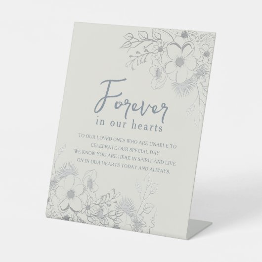 Signe De Table Symbole du piédestal commémoratif de mariage (Recto)