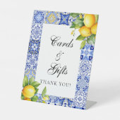 Signe De Table Symbole du Piédestal de la Côte d'Amalfi (Recto)