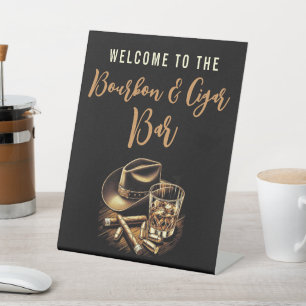 Signe De Table Symbole du socle de la barre de cigares