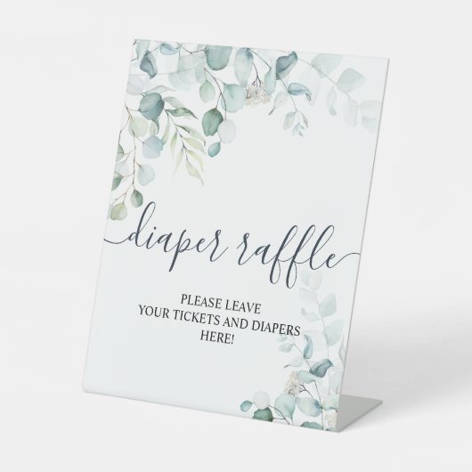 Signe De Table SYMBOLE Feuille DE REQUÊTE Éucalyptus (Recto)