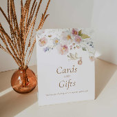 Signe De Table Symbole fleur sauvage Boho Baby shower Cartes et c