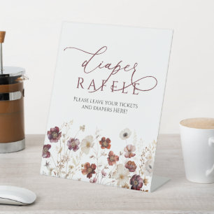 Signe De Table SYMBOLE Fleur sauvage DU Baby shower-Brouiller D'A