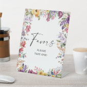 Signe De Table Symbole Fleurs du Jardin Signal Piédestal (In SItu)