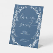 Signe De Table Symbole floral Chinoiserie L'amour est doux (Recto)