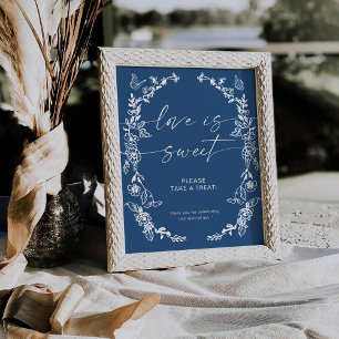 Signe De Table Symbole floral Chinoiserie L'amour est doux