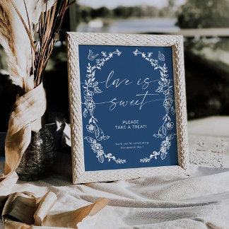 Signe De Table Symbole floral Chinoiserie L'amour est doux