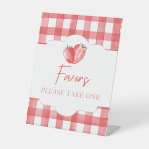Signe De Table SYMBOLE Fraise Faveur SYMBOLE Fraise 8x10"