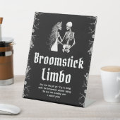 Signe De Table Symbole gothique Halloween Squelette Broomstick Li (In SItu)