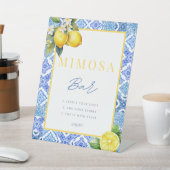 Signe De Table Symbole italien Fête des mariées citron Mimosa Pos (In SItu)