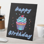 Signe De Table SYMBOLE JOYEUX DE Cupcake Confetti (In SItu)