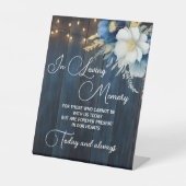 Signe De Table Symbole lumineux Floral en amoureux (Recto)